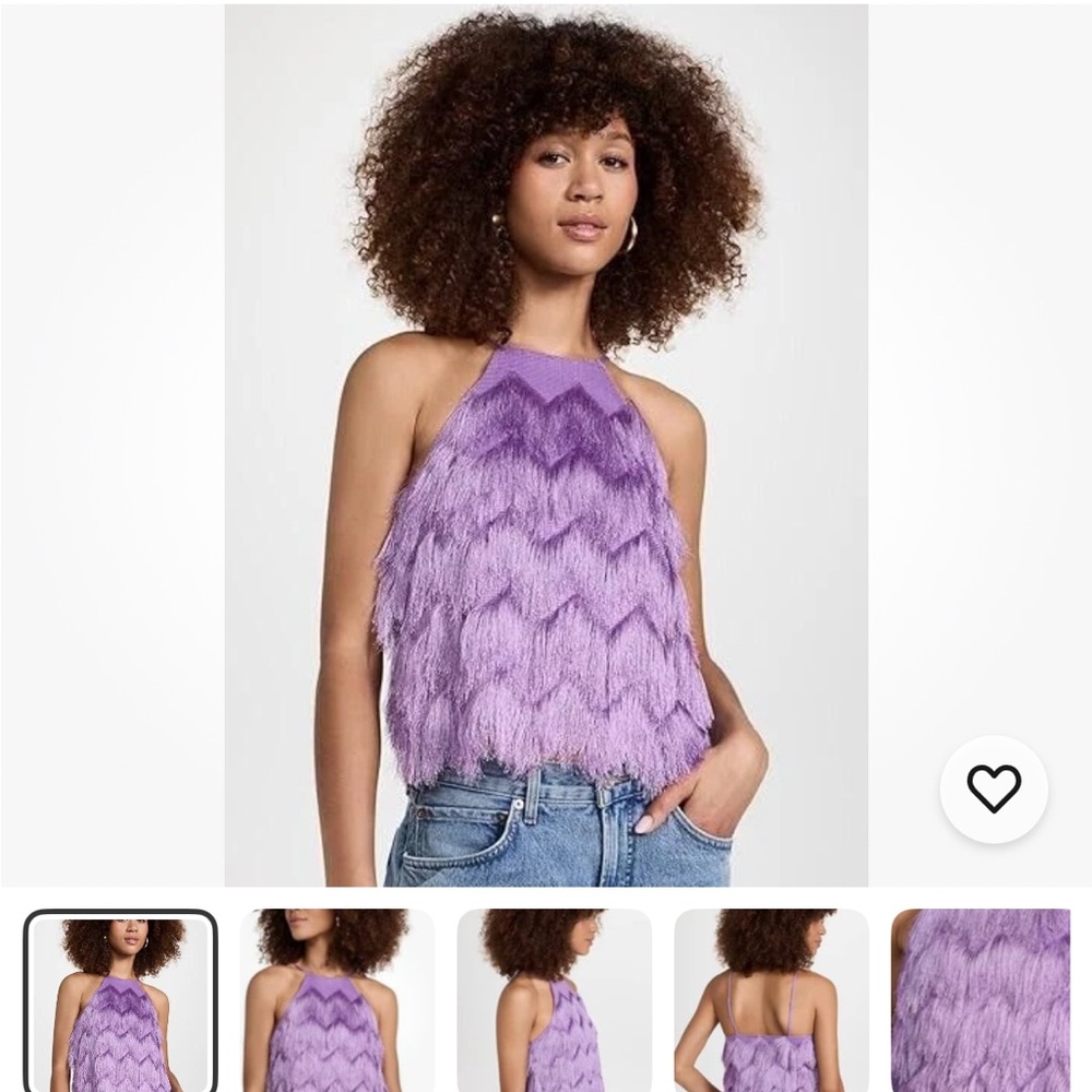 Ramy Brook Women's Veron Sleeveless Fringed Top